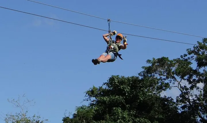 Mega Zip and Ride in Dominican Countryside