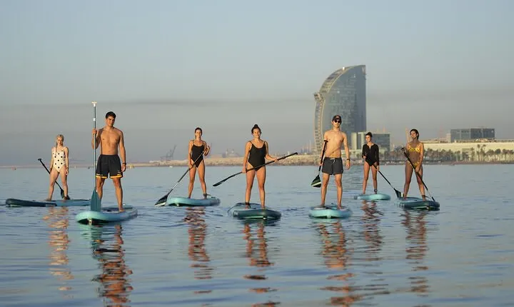 Paddlesurf in Barcelona