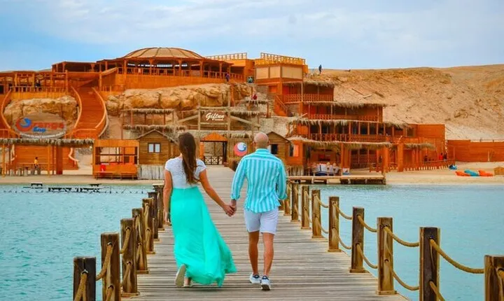 Orange bay Island Parasailing, Snorkeling with Lunch - Hurghada