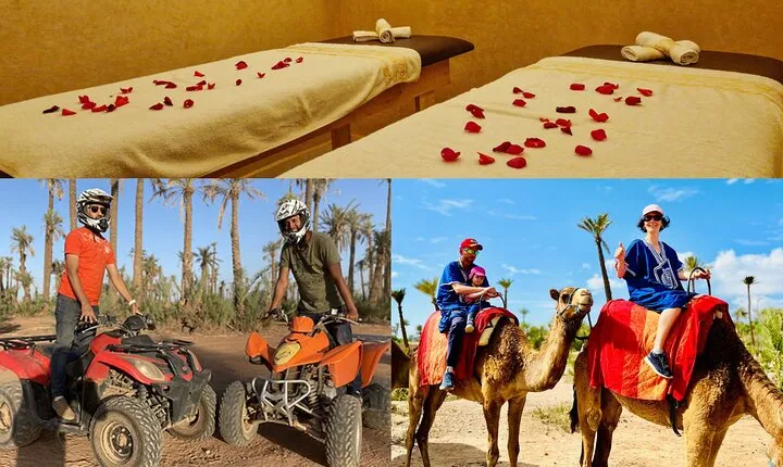 Camel Ride, Quad Bike Adventure and Spa Treatment in Marrakech