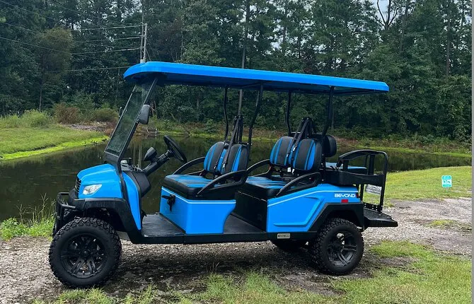 Explore Wrightsville Beach on a golf cart with guide