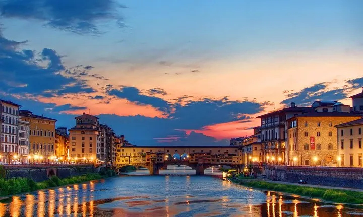 Sunset Stroll in Florence