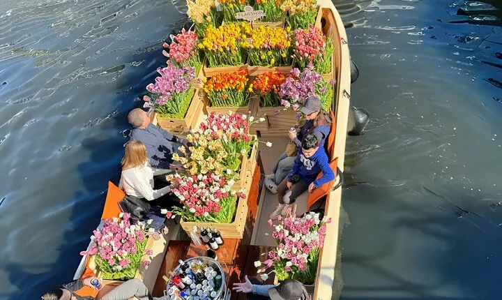 Amsterdam: Exclusive Tulip Tour Canal Cruise