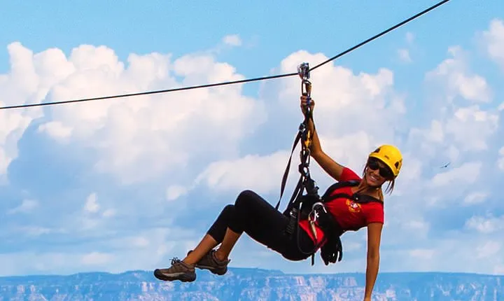 Zip Line Tour at Out of Africa Wildlife Park in Sedona,Camp Verde