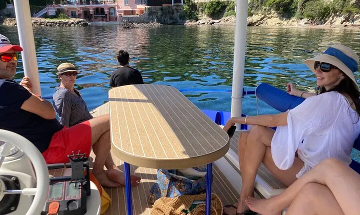 Private Cruise Near Nice and Monaco with Solar Powered Boat