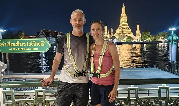 Explore Bangkok Night Life by EScooter with Local Food