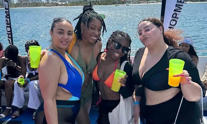 Boat party in Cancun