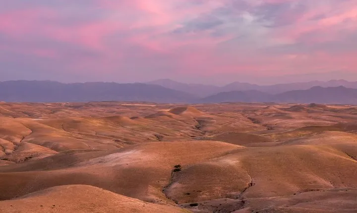 Tour from Marrakech to Agafay Desert Sunset & Camel ride