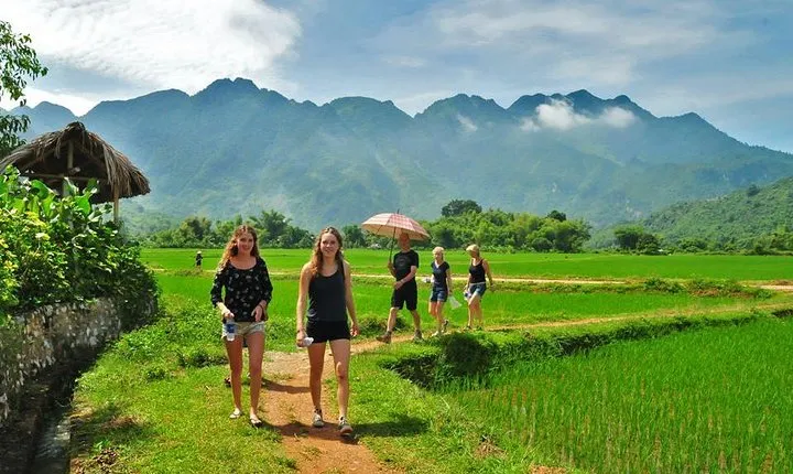 Charming Mai Chau Valley full day tour from Hanoi and biking tour