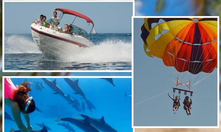 Private Speedboat trip to Dolphin House & Parasailing - Hurghada
