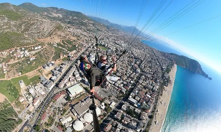 From Antalya, Side: Alanya Paragliding Experience