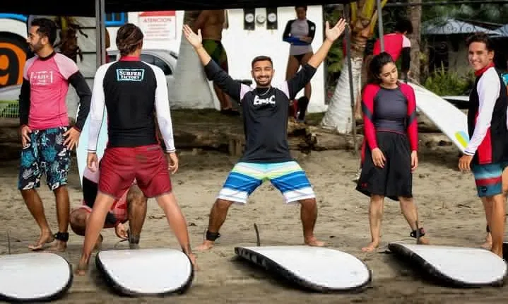 Surf Lessons with Pro Team in Jacó