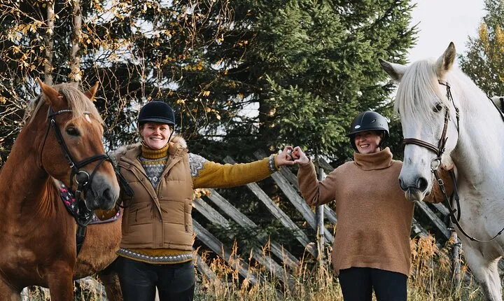 Riding Tour with Finnhorses at Santa Claus Village