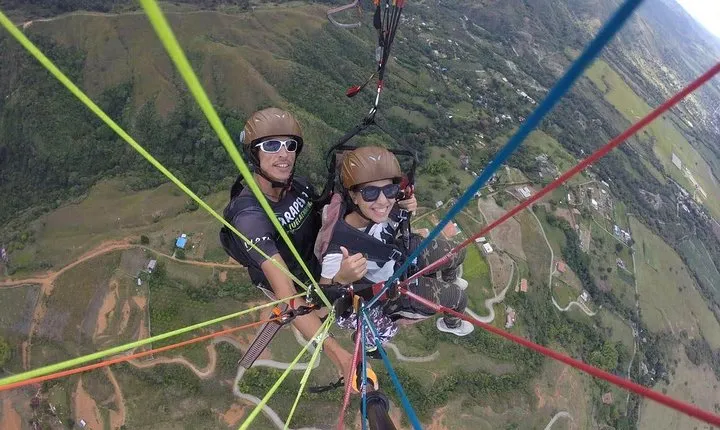 Paragliding + Wine tasting + Hacienda El Paraiso + Saint Helena