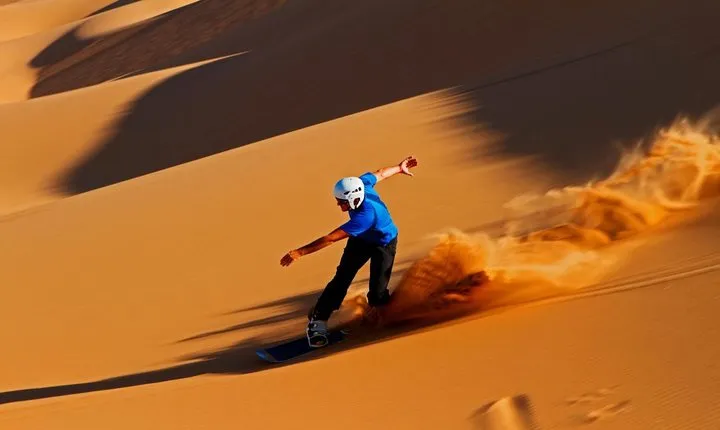 Exciting Dubai Dune Buggy Safari & Sand Boarding & BBQ Dinner & Belly Dance Show