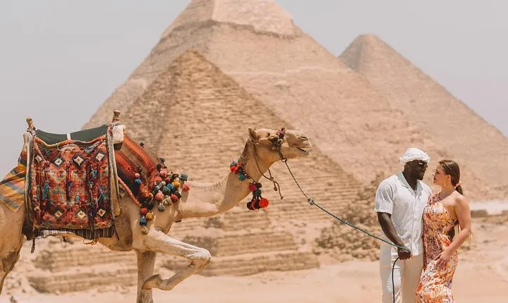 Giza Pyramids Sakkara Step Pyramid and Memphis Old City Private Tour