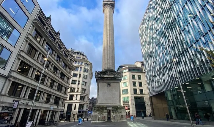 London: Great Fire Monument Ticket and Digital Audio Tour