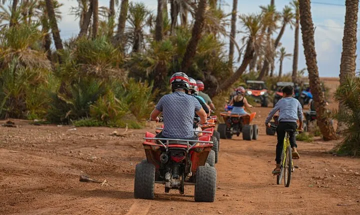 Quad adventure in the Marrakech Palmeraie with Tea Break