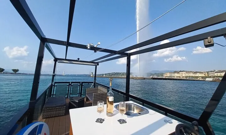 Geneva: Private Cruise on Lake Geneva with Aperitif