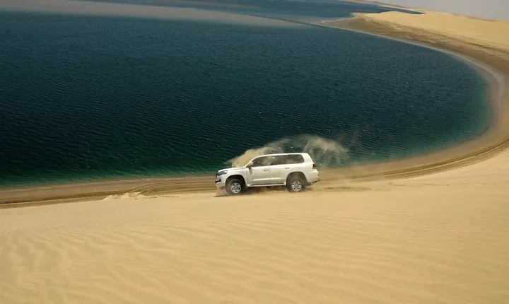 Desert Safari with Camel Ride, Sand Boarding & Inland Sea Tour in Doha