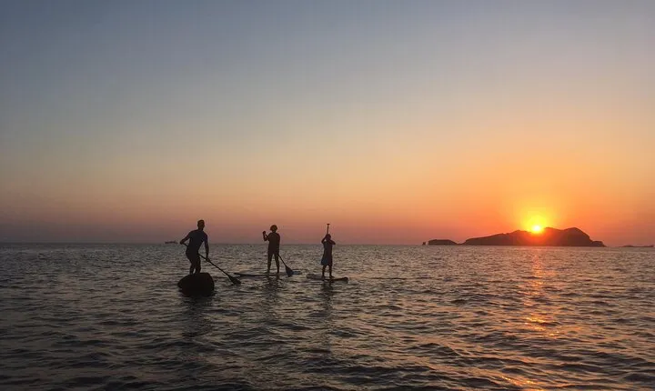 Paddle Surf with Sunset in Ibiza