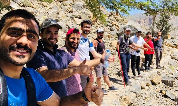 Balcony & Hidden Lake Jebel Shams Shared Trip 