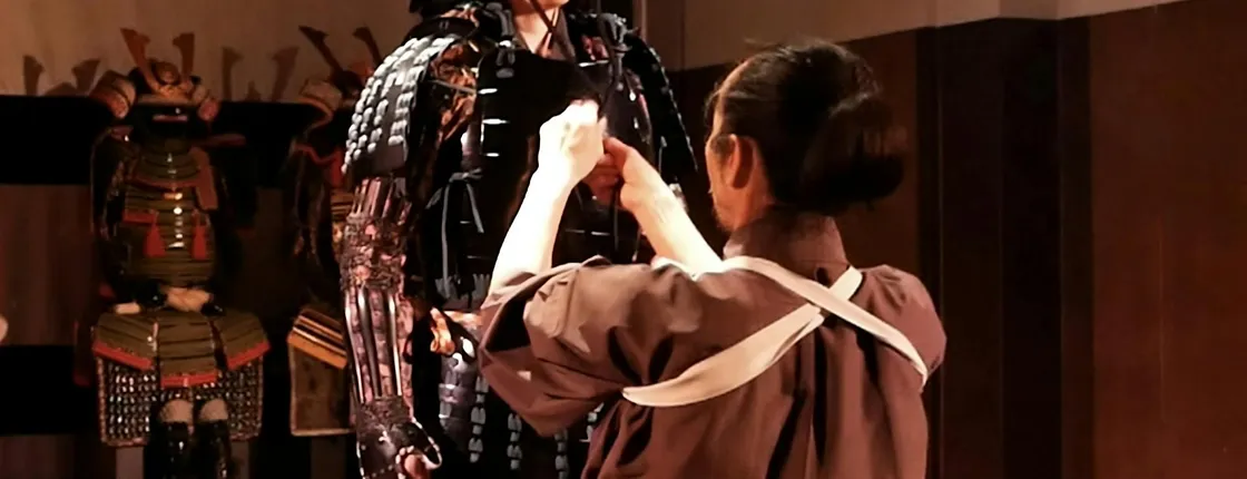 Armor experience at Samurai Theater in Tokyo