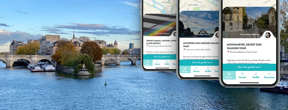 Best of Paris, 3 audioguided tours on your smartphone