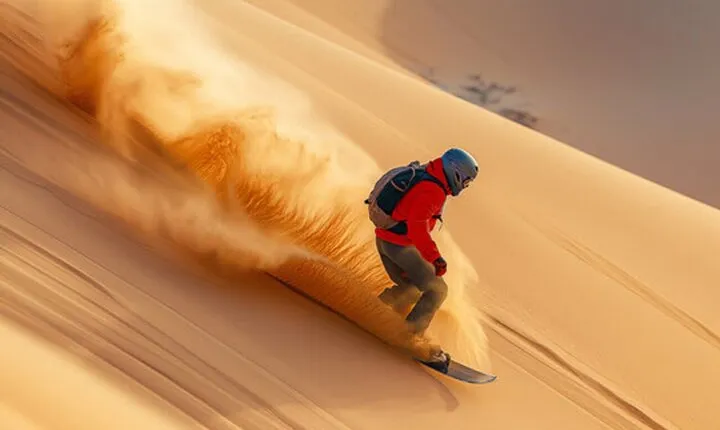 sandboarding adventure from Agadir and Taghazout