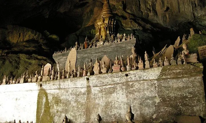 Pak Ou Caves and Kuang Si Fall Day Tour