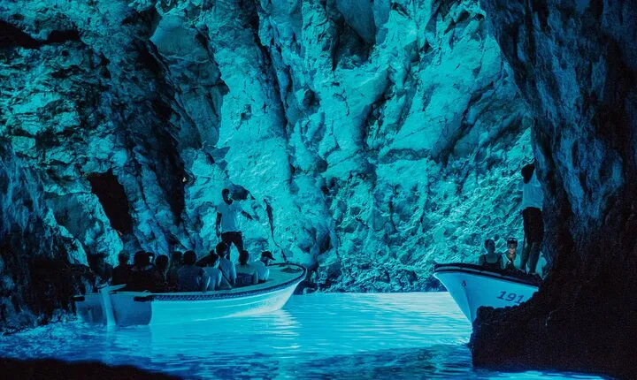 Blue cave, Mama Mia and Hvar, 5 island speedboat tour from Trogir