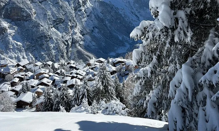 Mürren: Snowshoe & Raclette Adventure