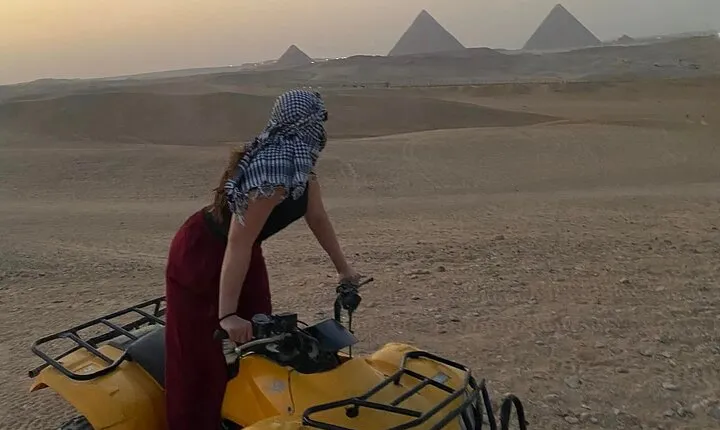 Private tour Giza Pyramids and Sphinx , Camel ride and Quad bike