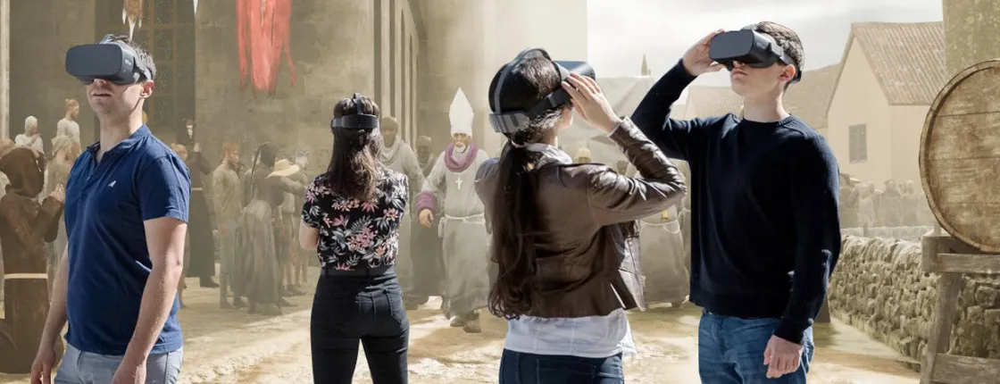 Virtual Reality walking tour for Time Travellers