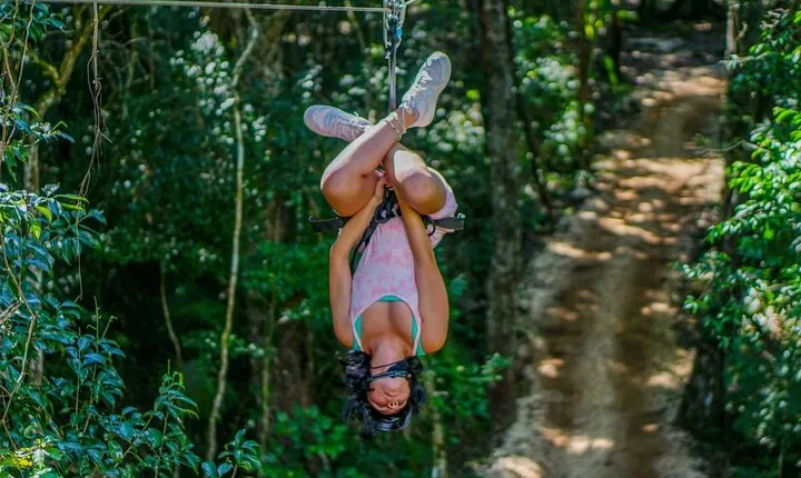 Zipline jungle adventure