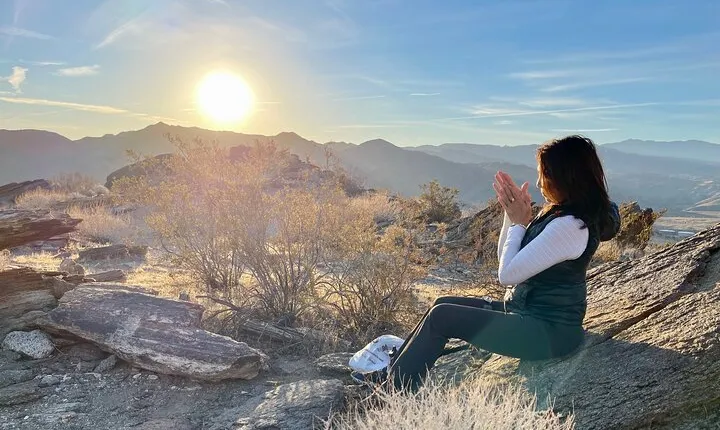 Mountain Sunrise Hike and Meditation in Palm Springs