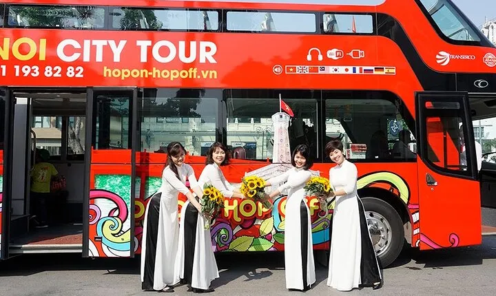 Full-Day Hop On Hop Off Bus Tour in Hanoi
