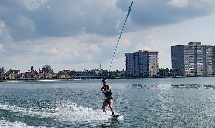Boat tour with Watersports and snorkeling near st pete beach
