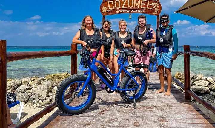 E-bike West Coast Snorkeling Tour