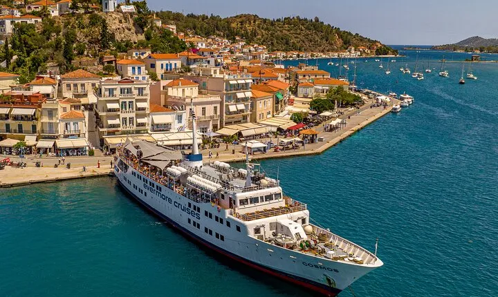 Hydra-Poros-Aegina Islands One Day Cruise With Live Music Dancing & Buffet Lunch