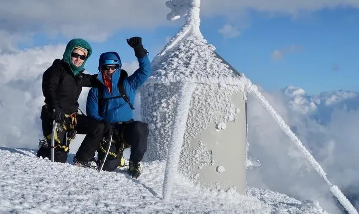 Reach the top of Slovenia in winter- Mount Triglav 2864m winter climb.