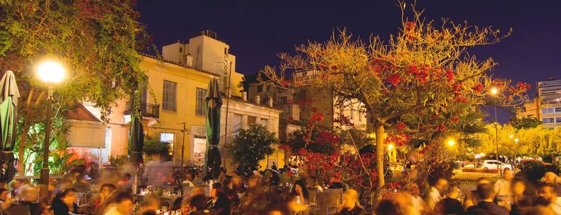 Athens nightlife private guided walking tour