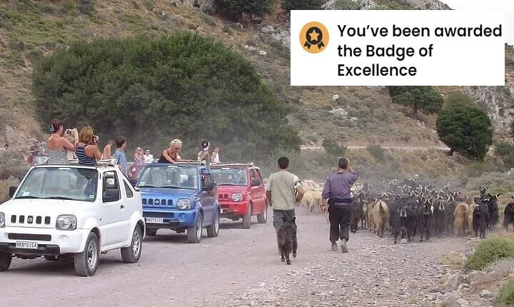 Jeep Safari 4x4 Crete real off road mountain tracks with Lunch from Hersonissos