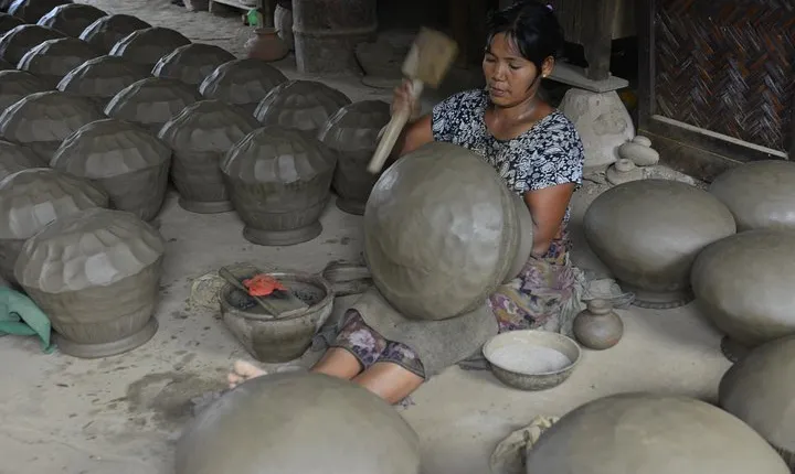 Full day Adventure Trip to Twante – A traditional pottery village