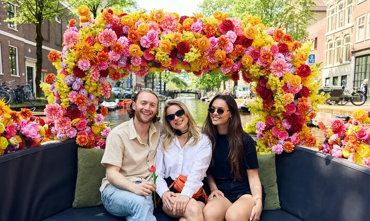 Amsterdam The Original Flower Boat Canal Cruise with Local Guide 