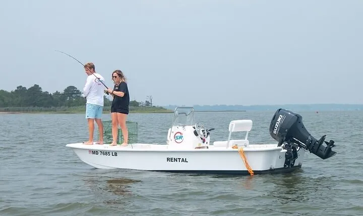 8-Hour Fishing Skiff Boat Rental in Dewey Beach, DE