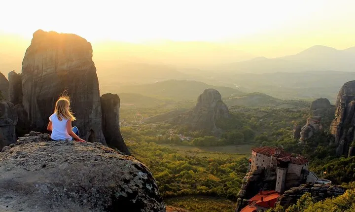 Meteora, monasteries & Theopetra cave from 130.000bc