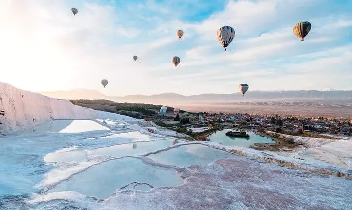 Scenic Pamukkale 1-Hour Hot Air Balloon Ride