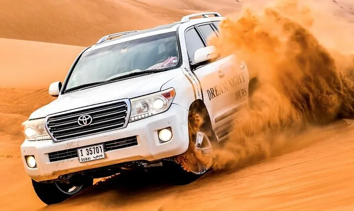 Dubai Desert Safari With Dune Bashing, Camel Ride & BBQ Dinner