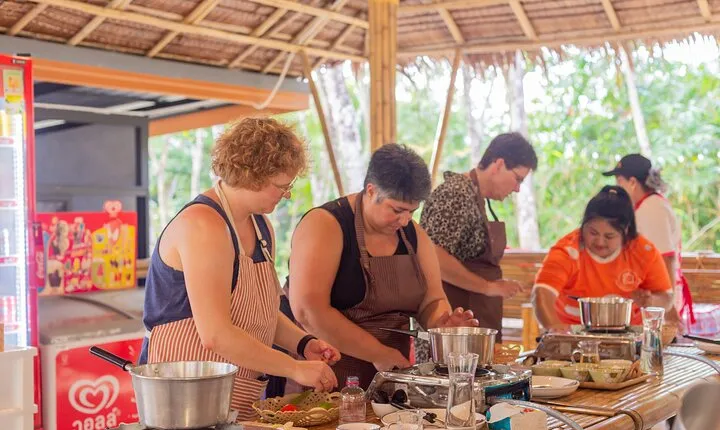 Thai Food Cooking Class & ATV Adventure Tour